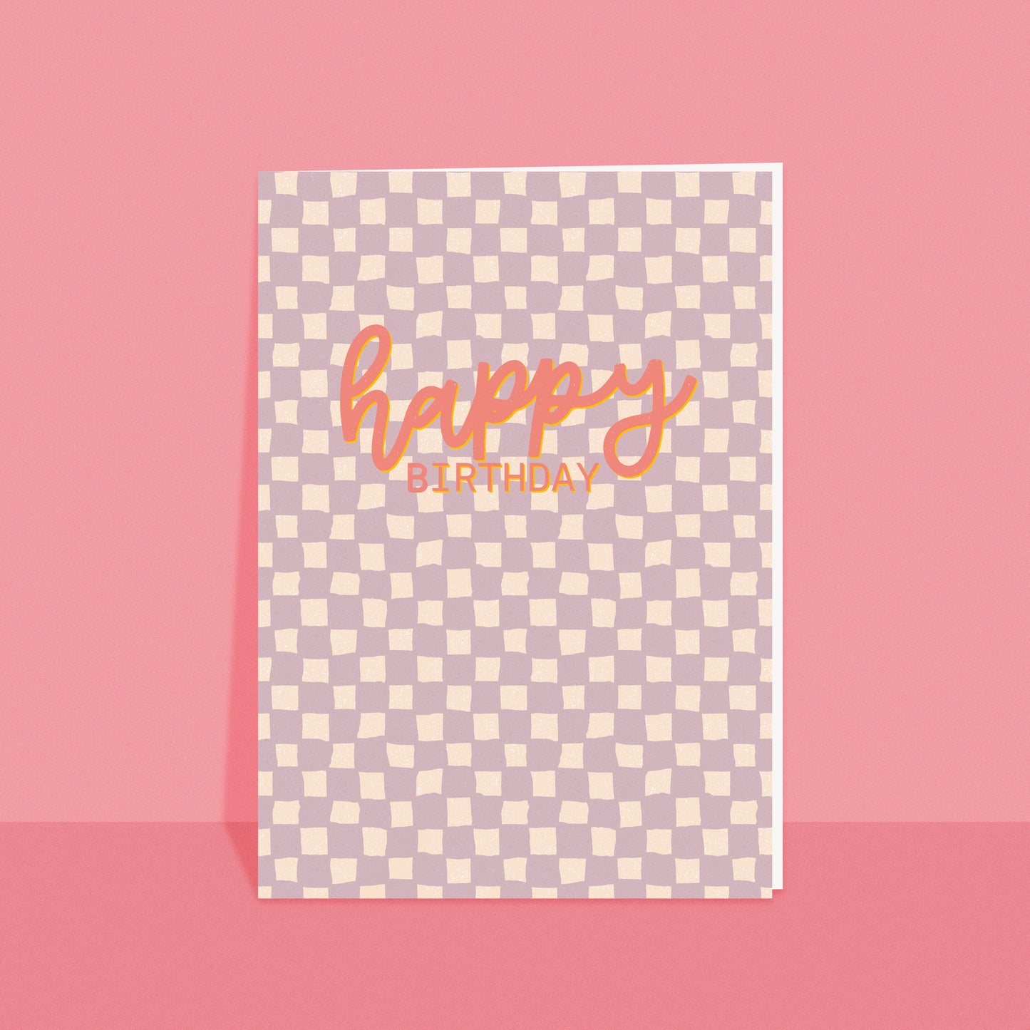 Check Happy Birthday Card