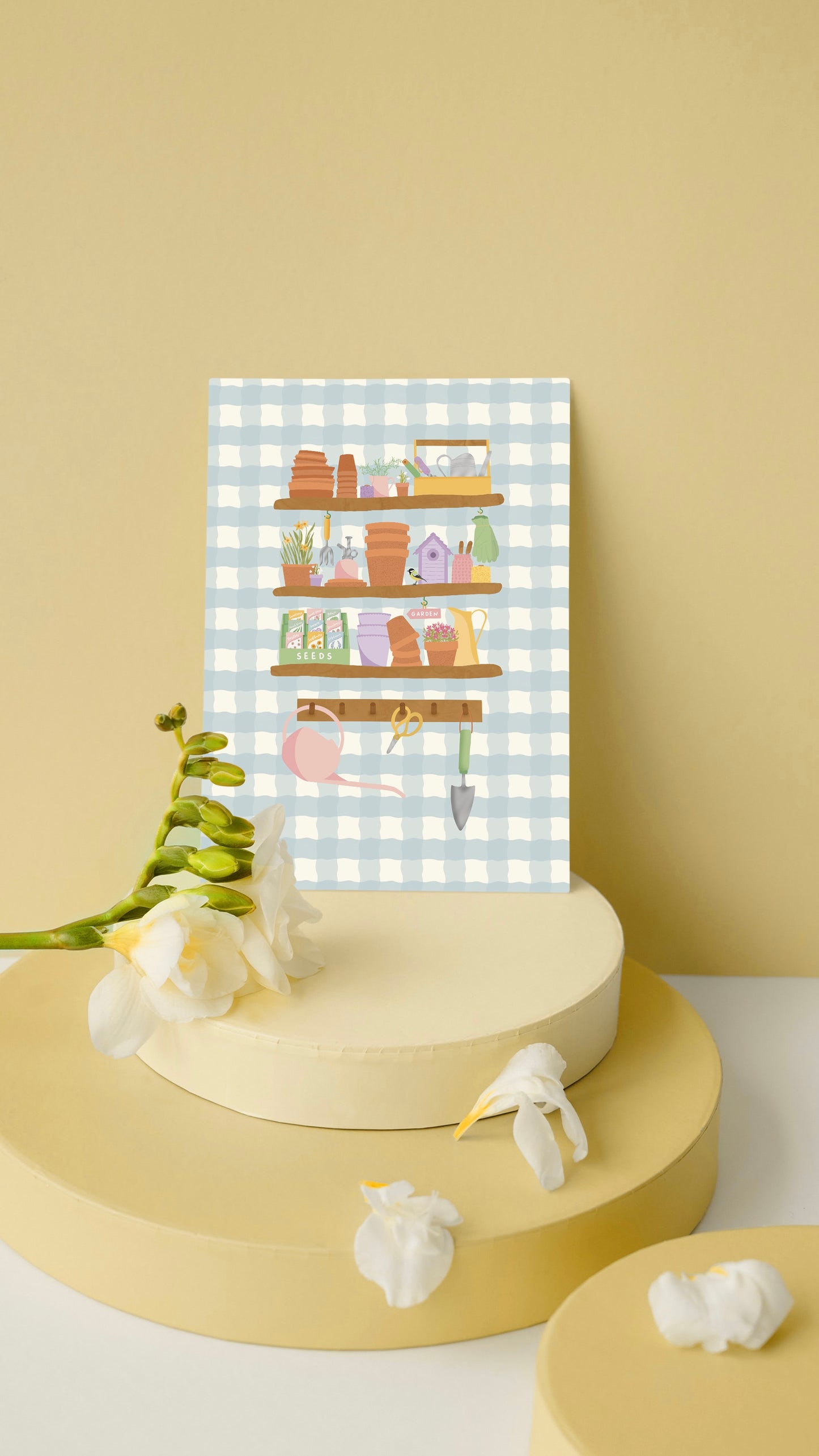 Potting Shed Shelfie Card