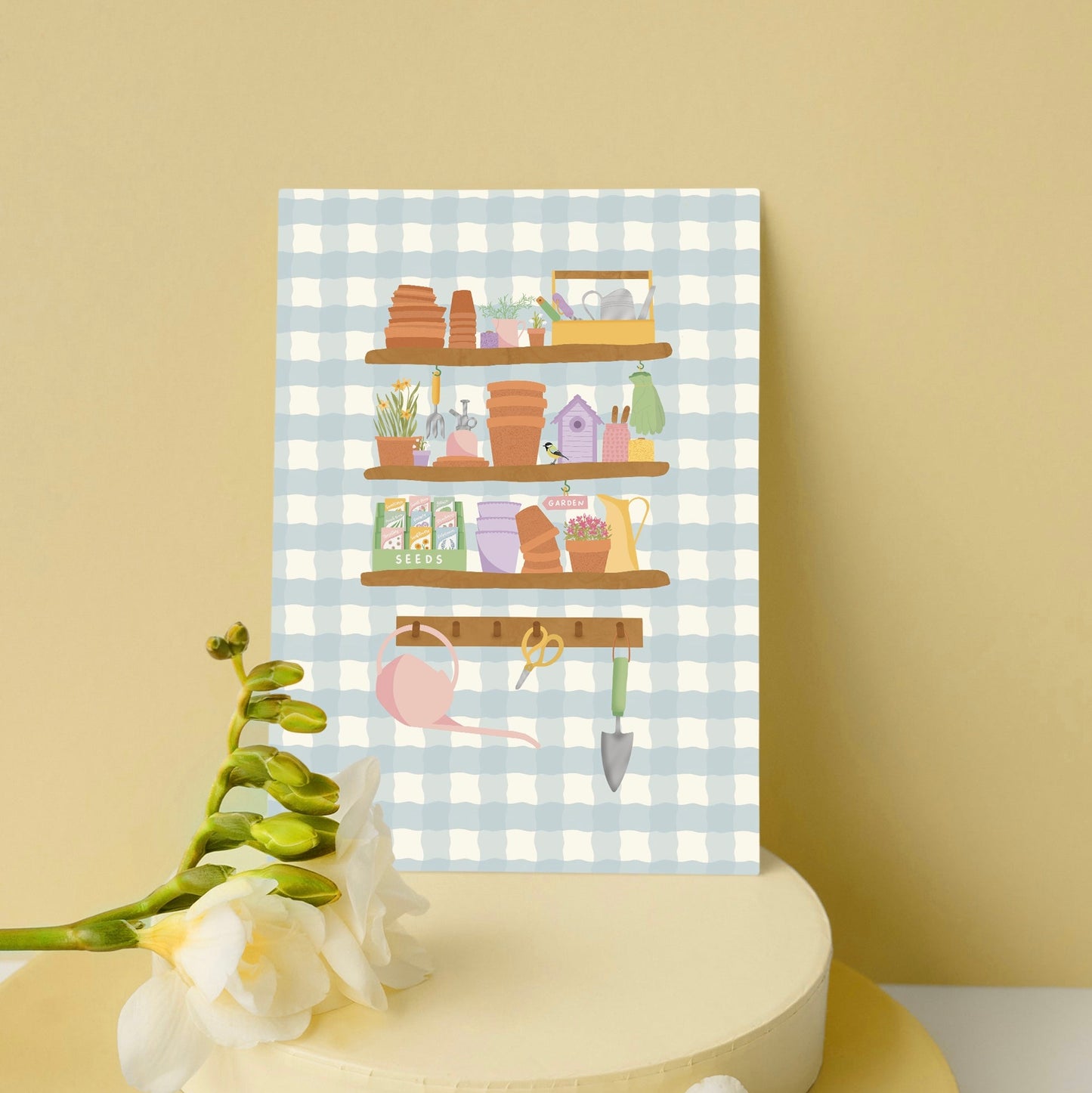 Potting Shed Shelfie Card