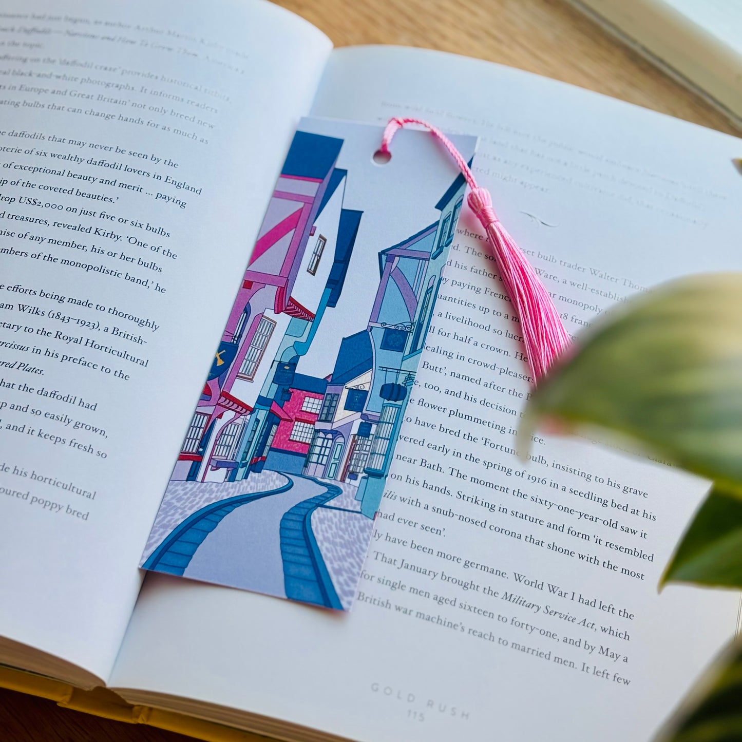 Blue York Shambles Bookmark