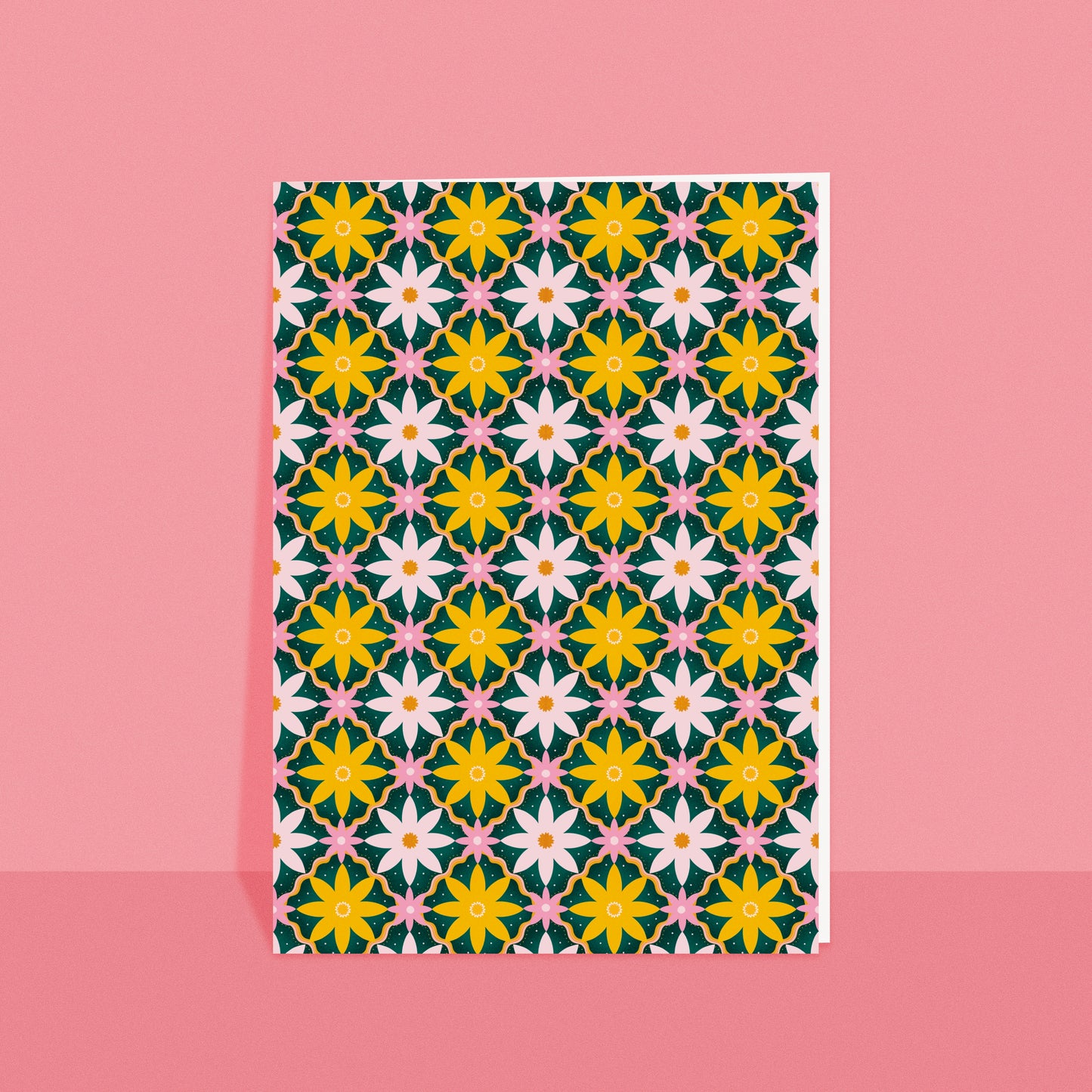 Flower Tiles Card
