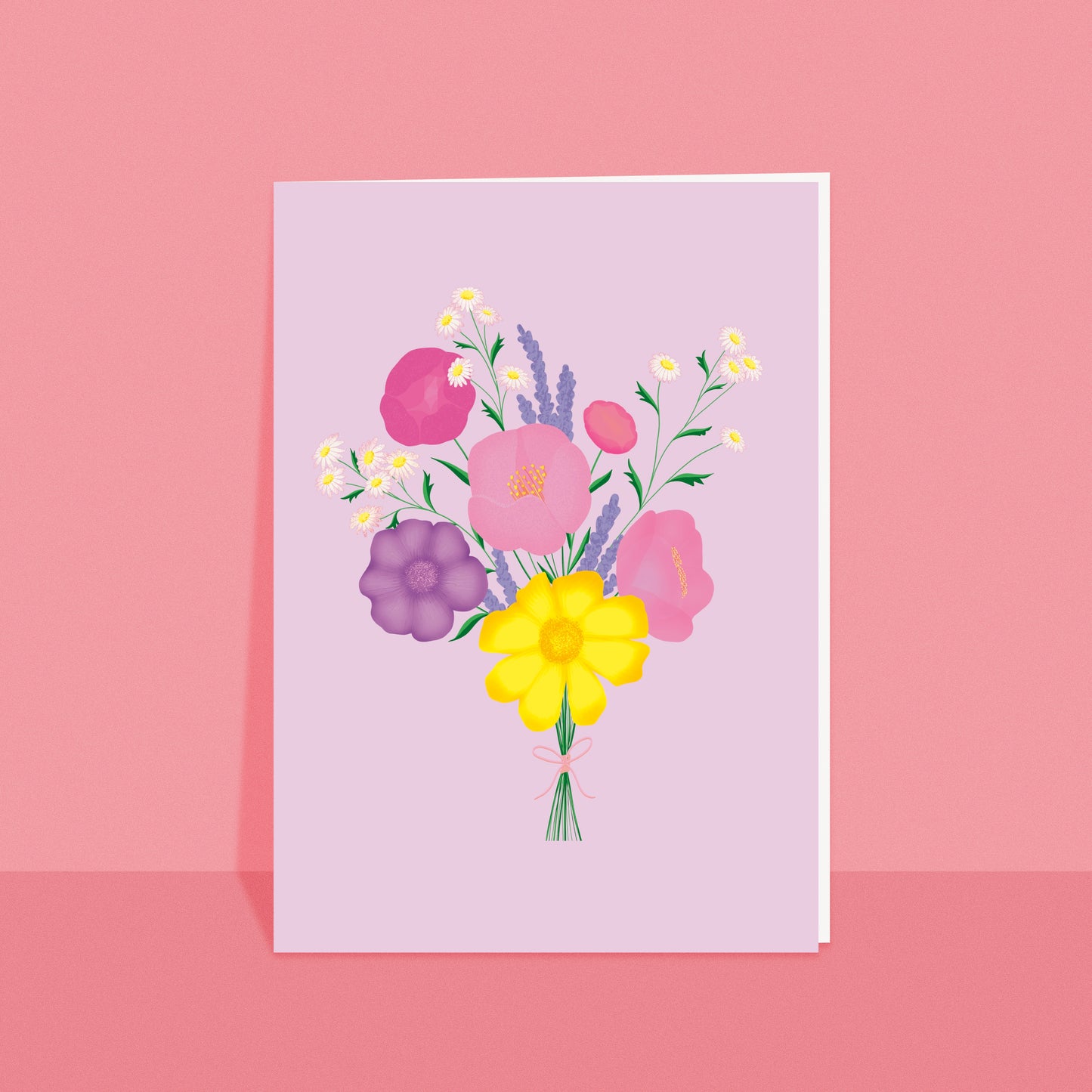 Pastel Bouquet Card