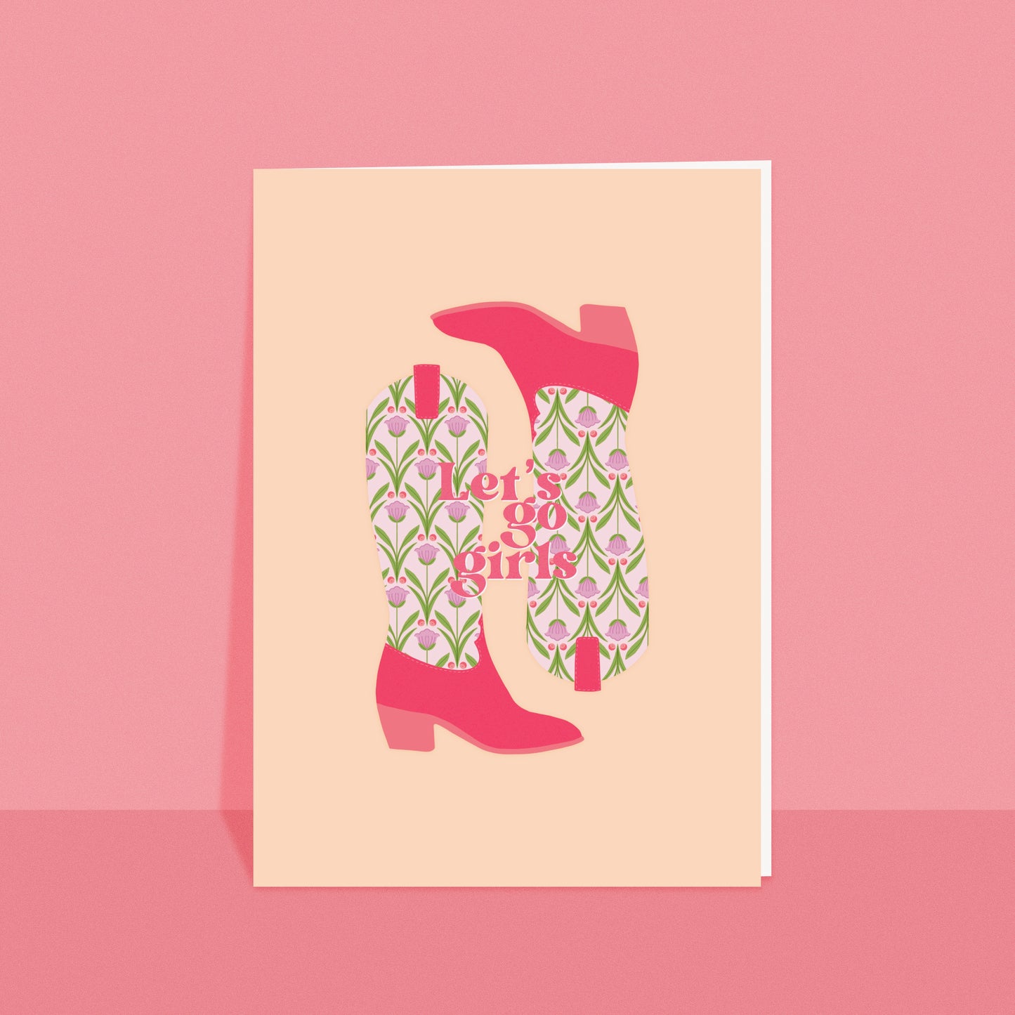 Let's go girls card