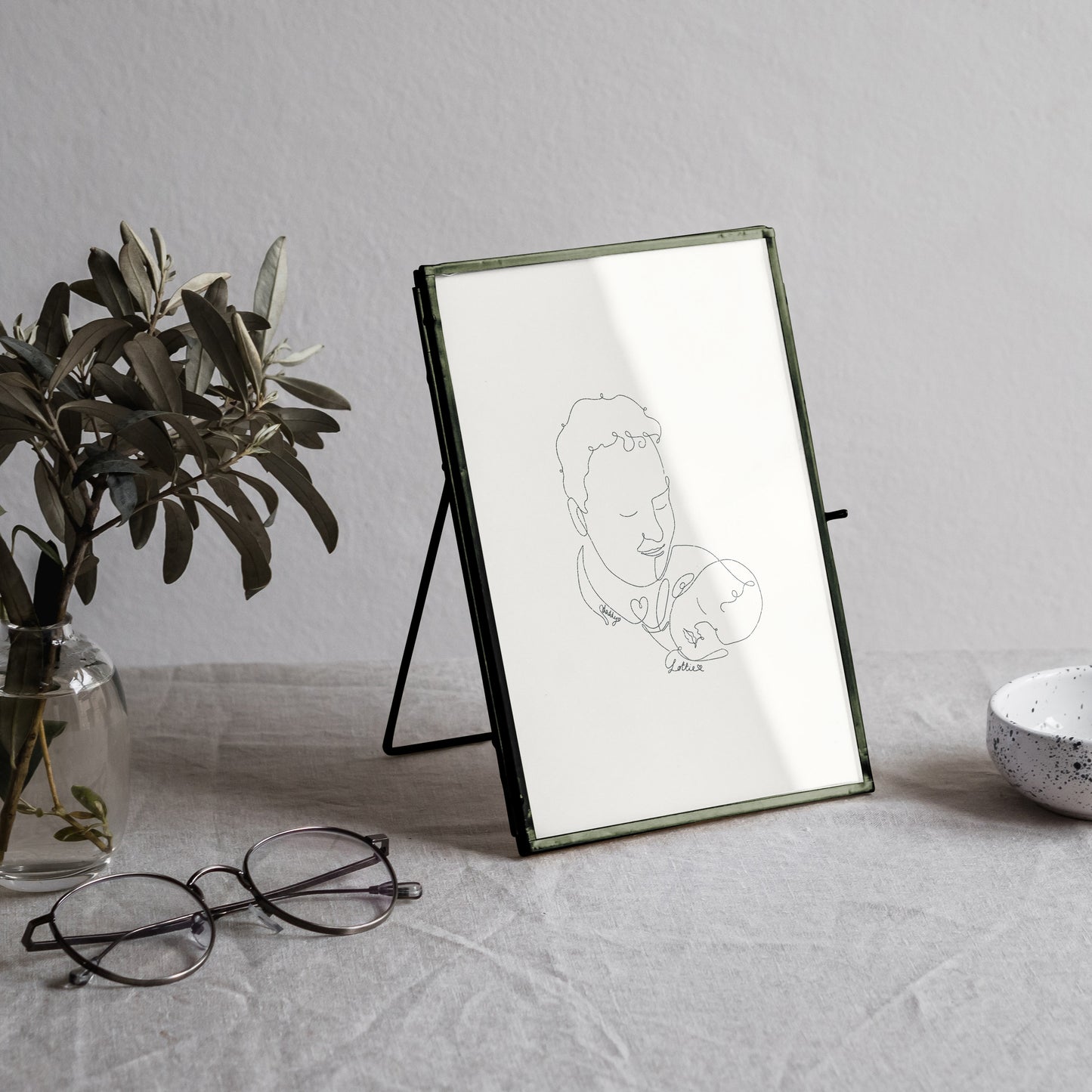 Custom Line Illustrated Portrait