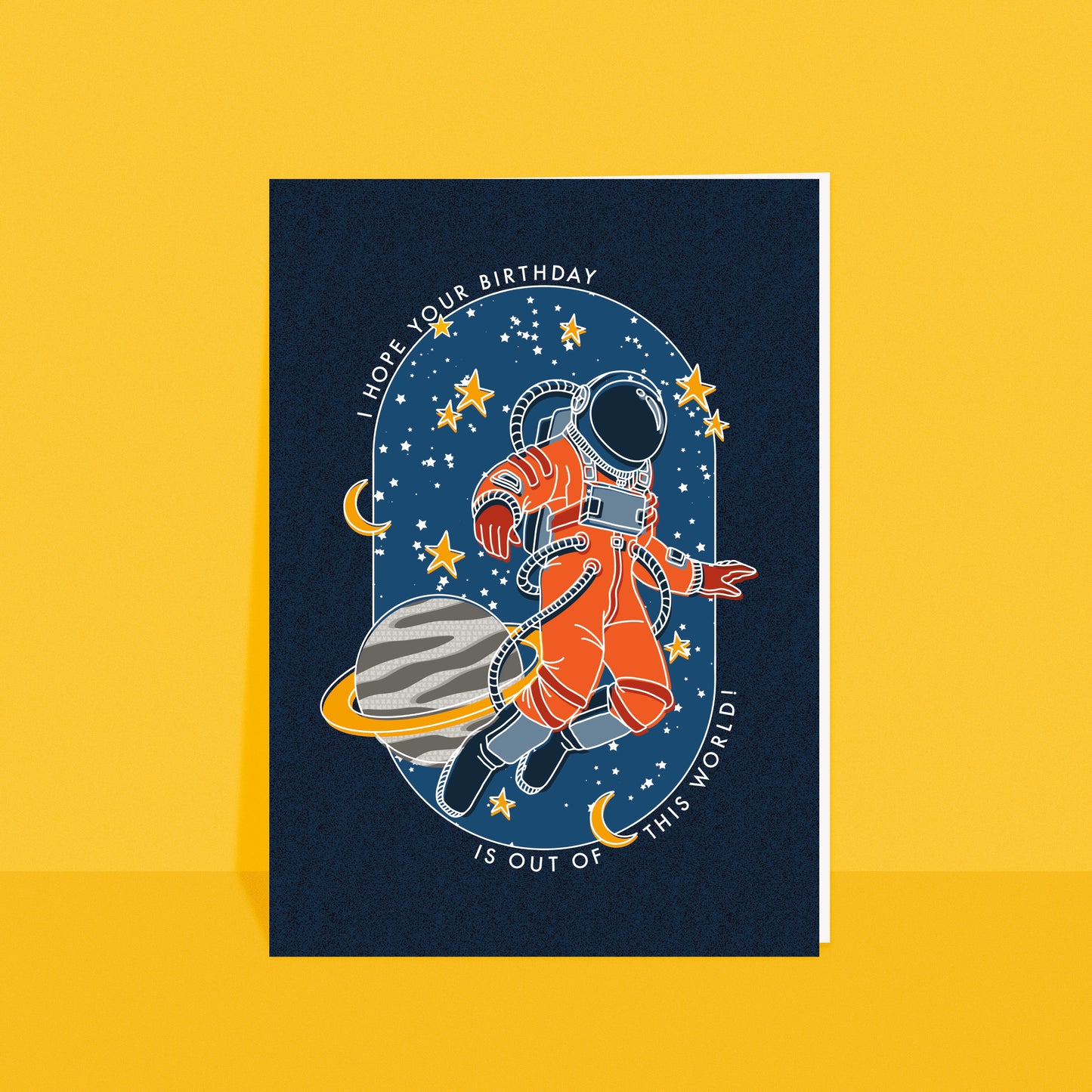 Astronaut Birthday Card