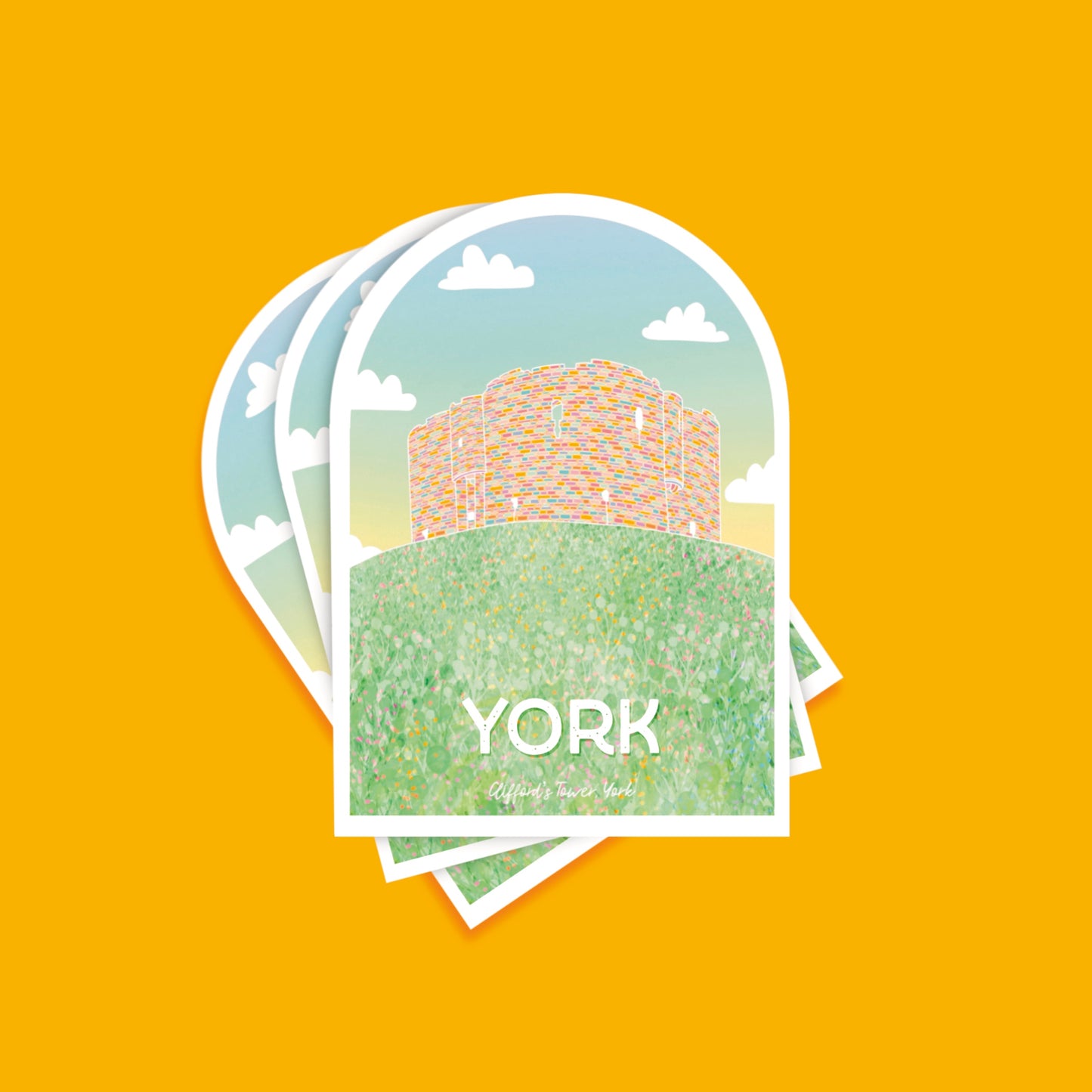 Clifford's Tower Sticker