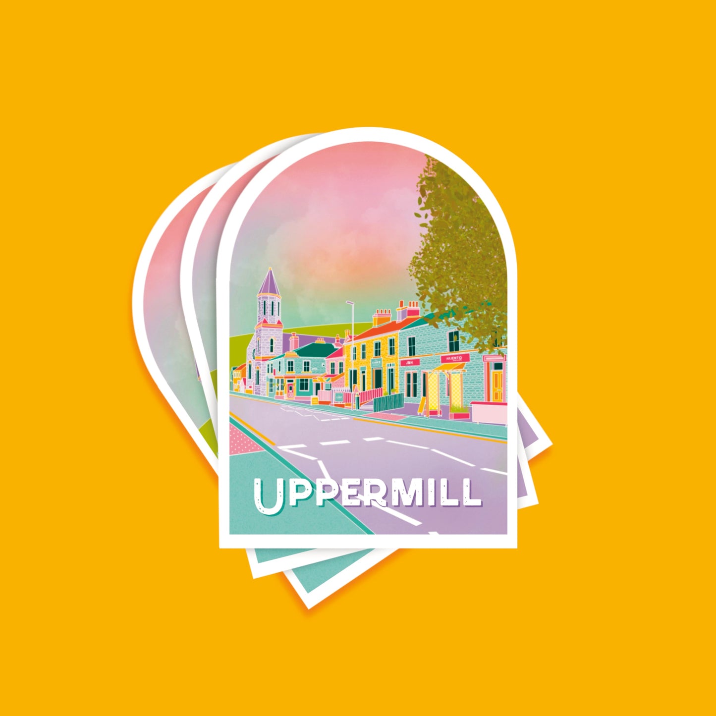 Uppermill Sticker
