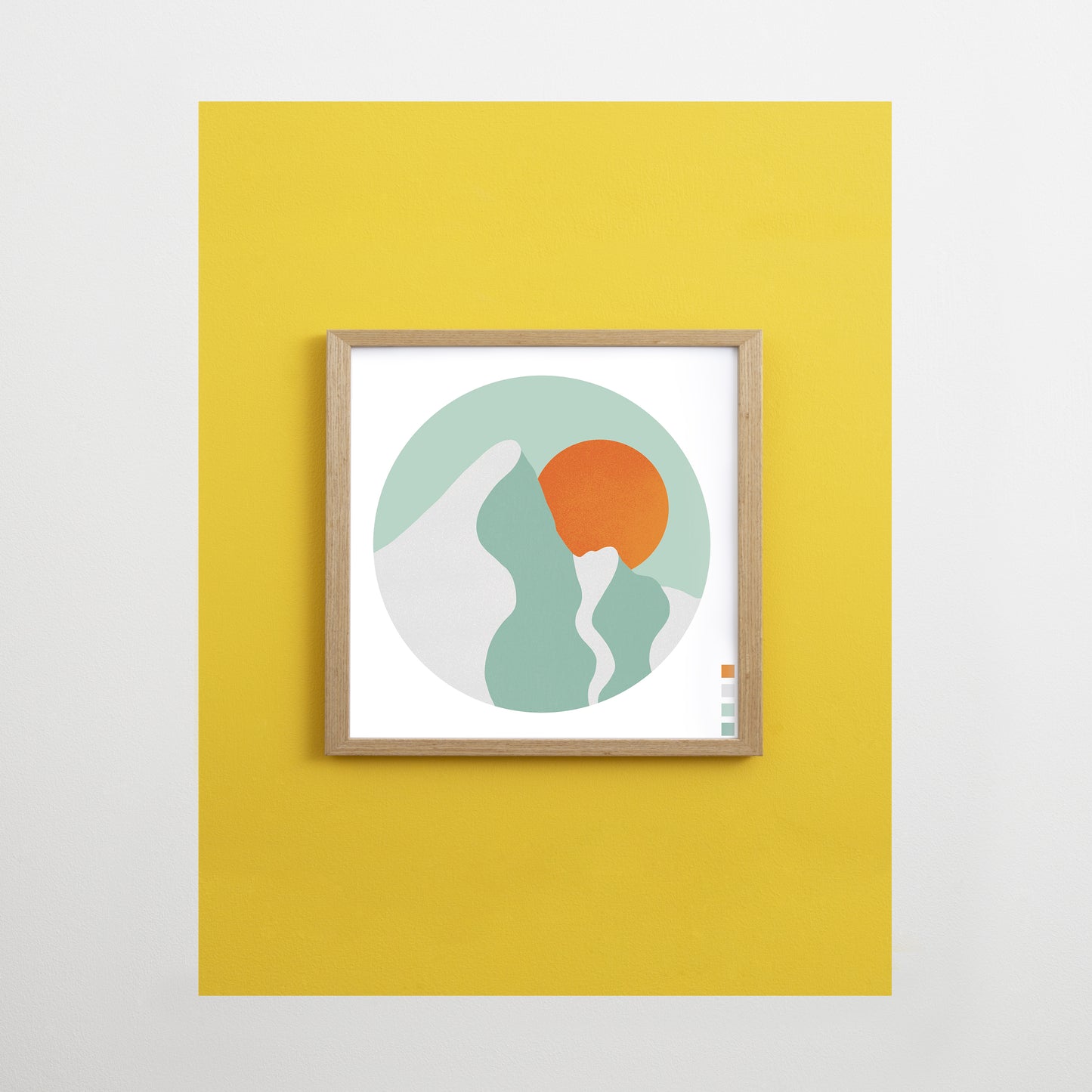 Green Mountain Print