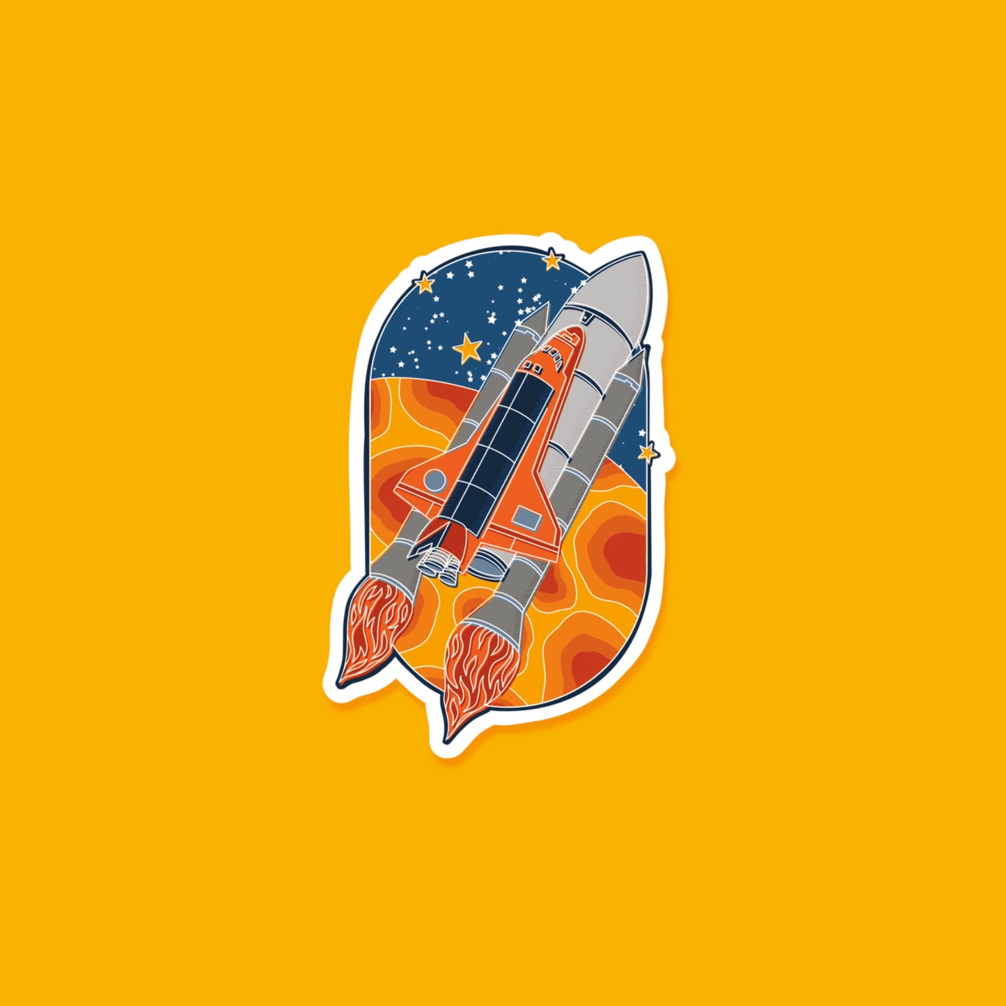 Rocket Sticker