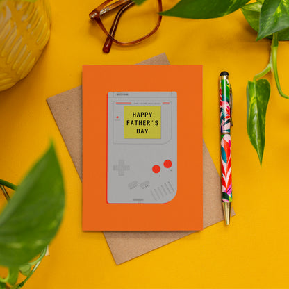 Father's Day Gameboy Card
