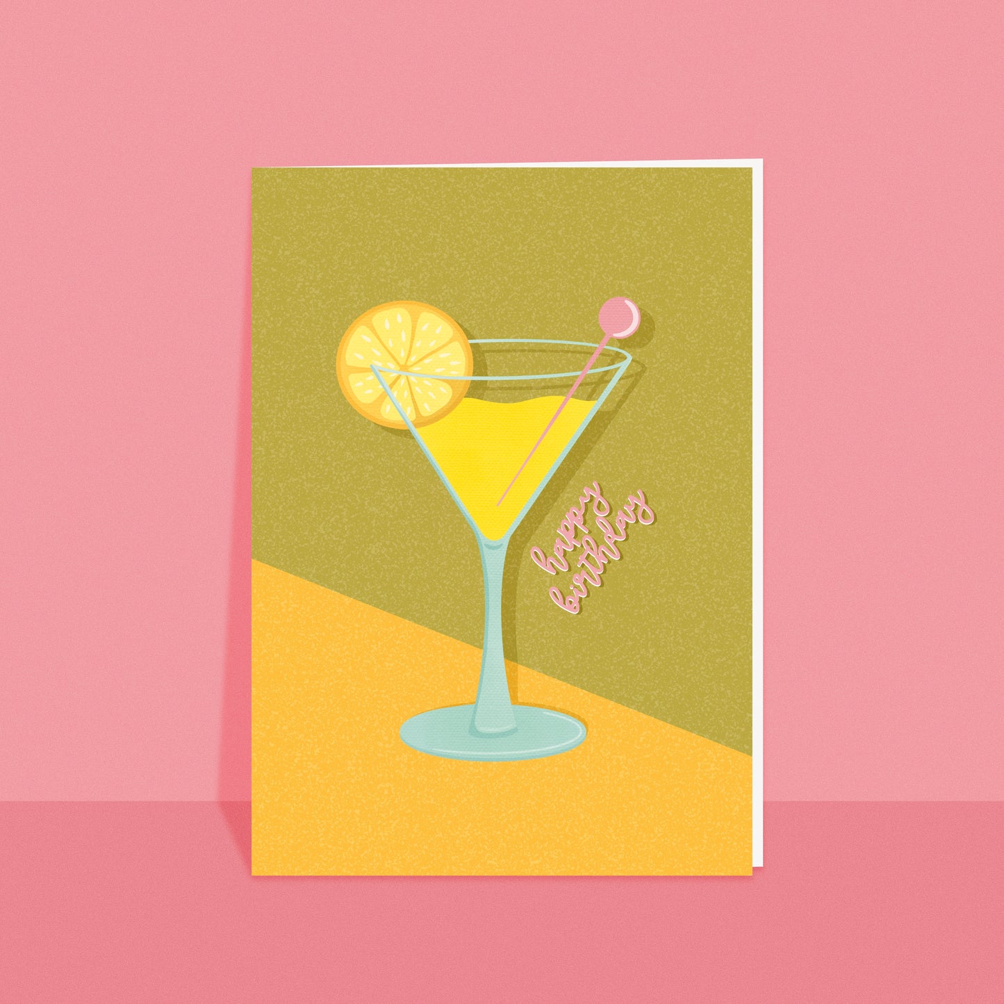 Happy Birthday Cocktail Card