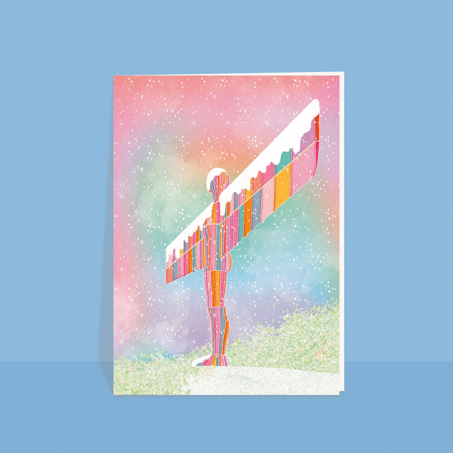 Snowy Angel of the North