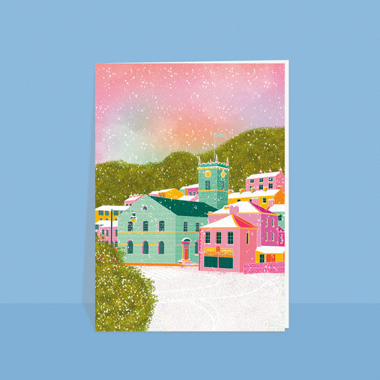 Snowy Holmfirth Card