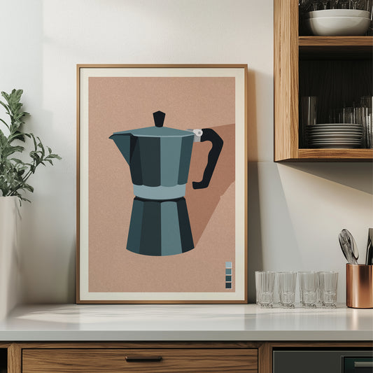 Moka Pot Coffee Print