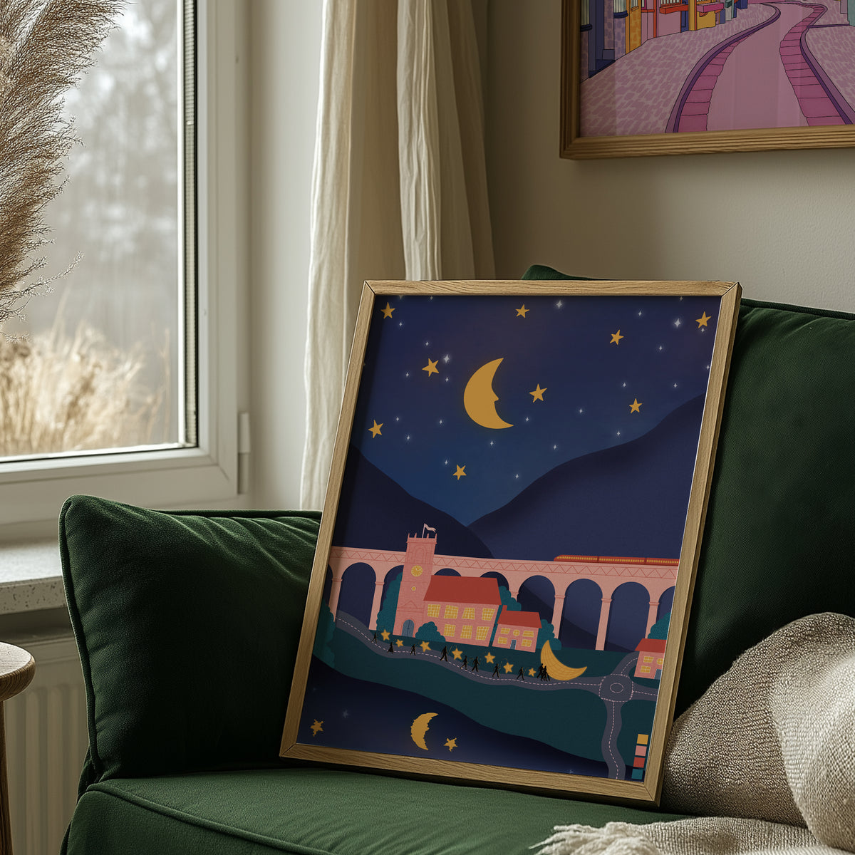 Slaithwaite Moonraking Print