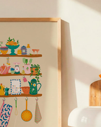Kitchen Shelfie Print