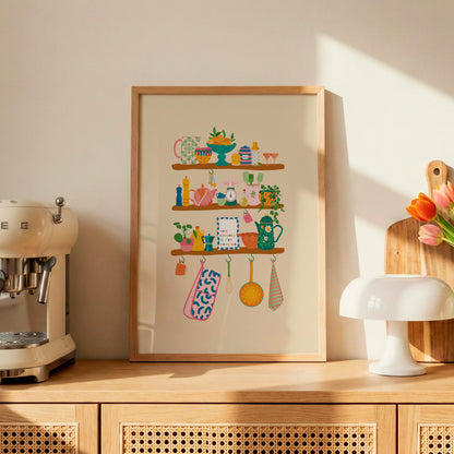 Kitchen Shelfie Print