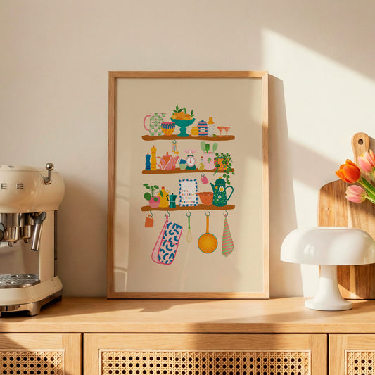 Kitchen Shelfie Print