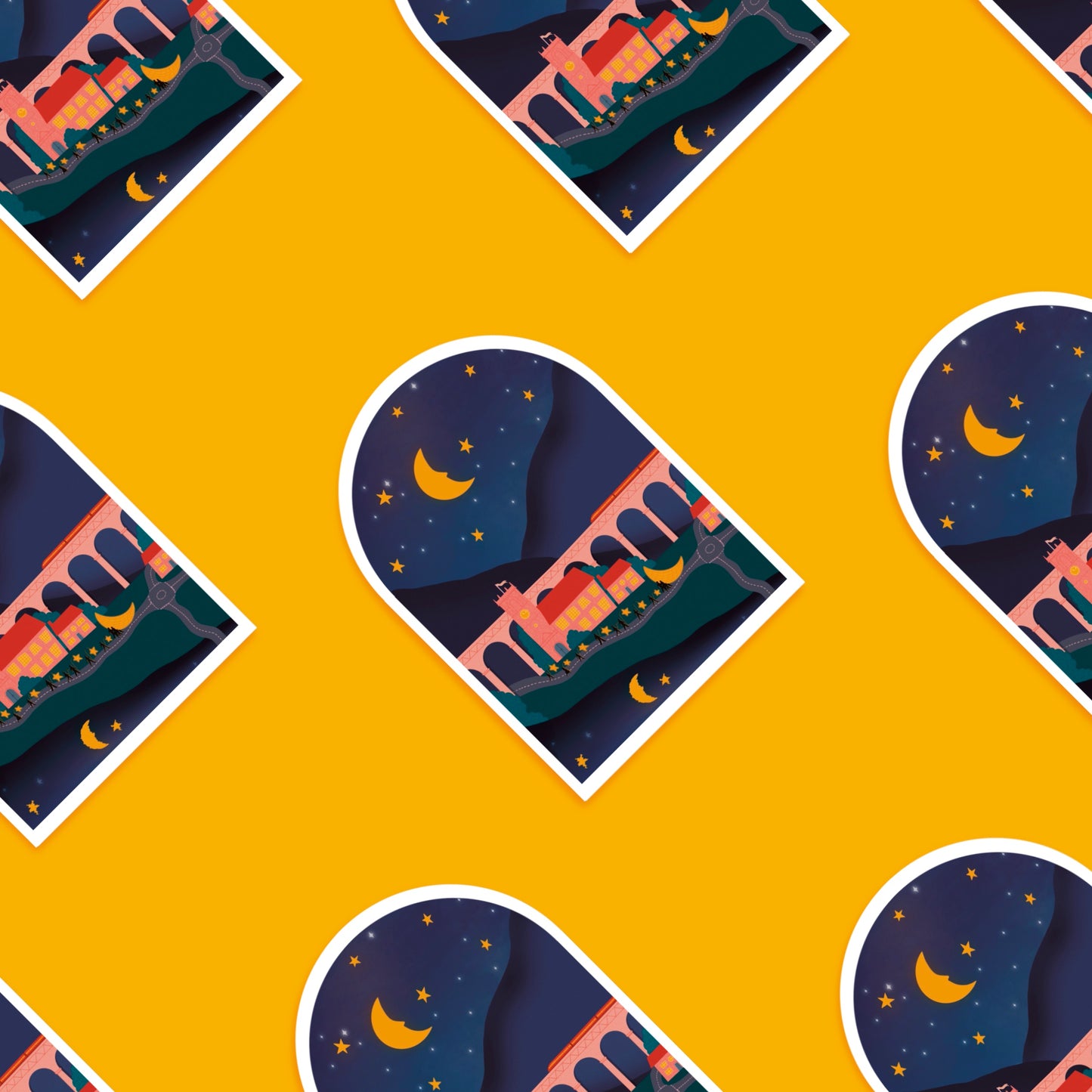 Slaithwaite Moonraking Sticker