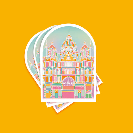 Leeds Kirkgate Market Sticker