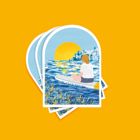 Paddleboarding Sticker