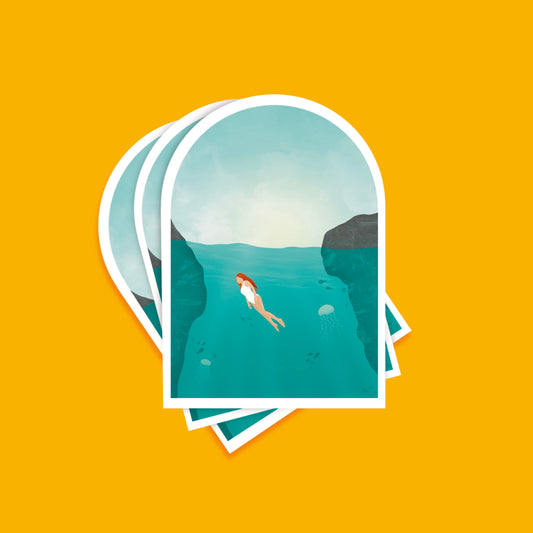 Sea Swimming Sticker