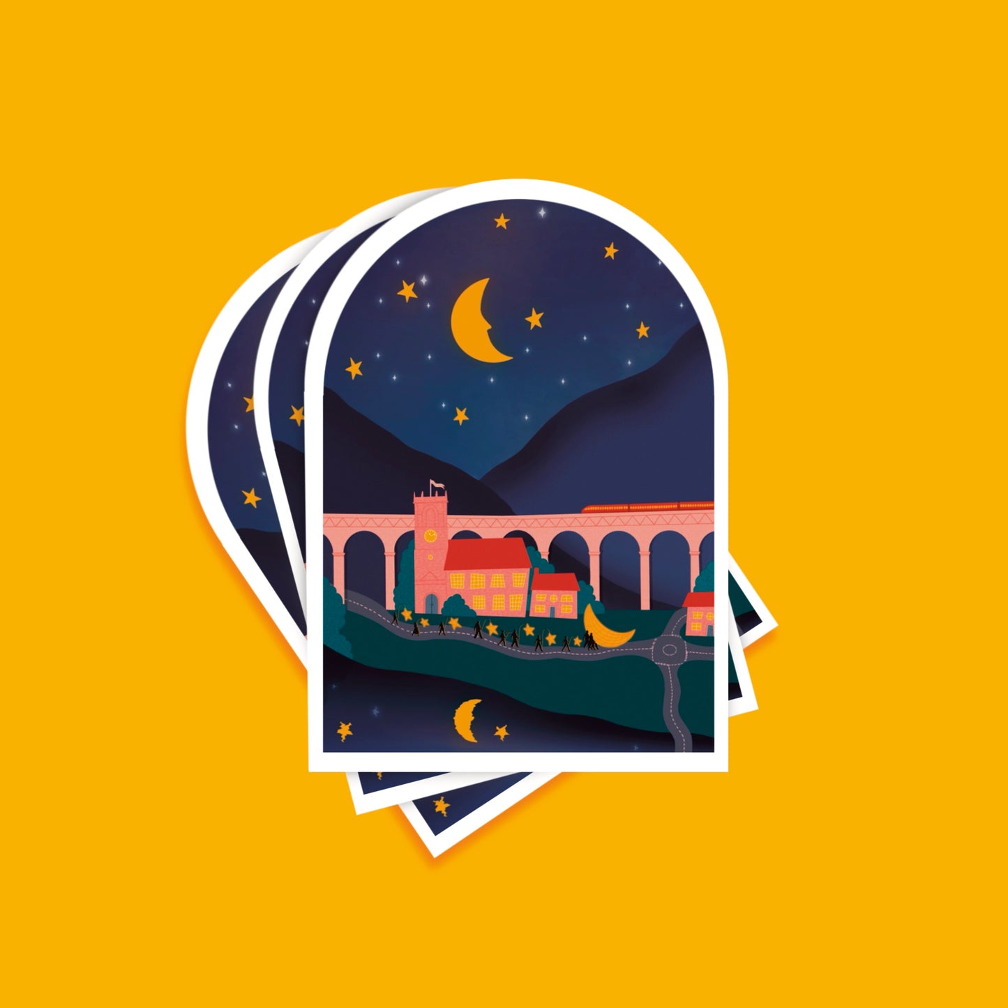 Slaithwaite Moonraking Sticker