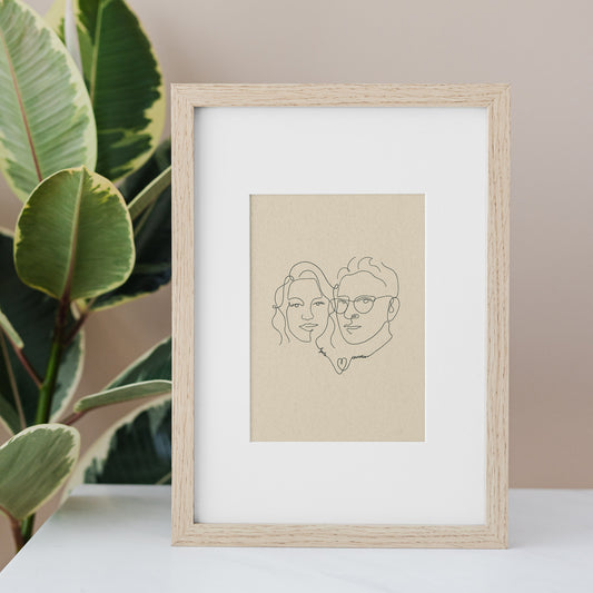 Custom Line Illustrated Portrait