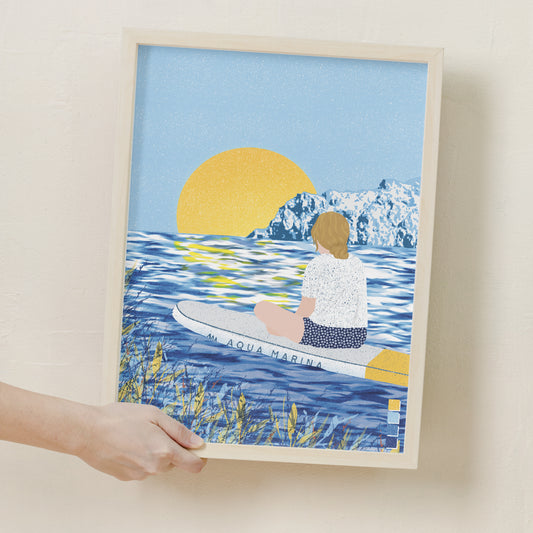 Paddleboard Print