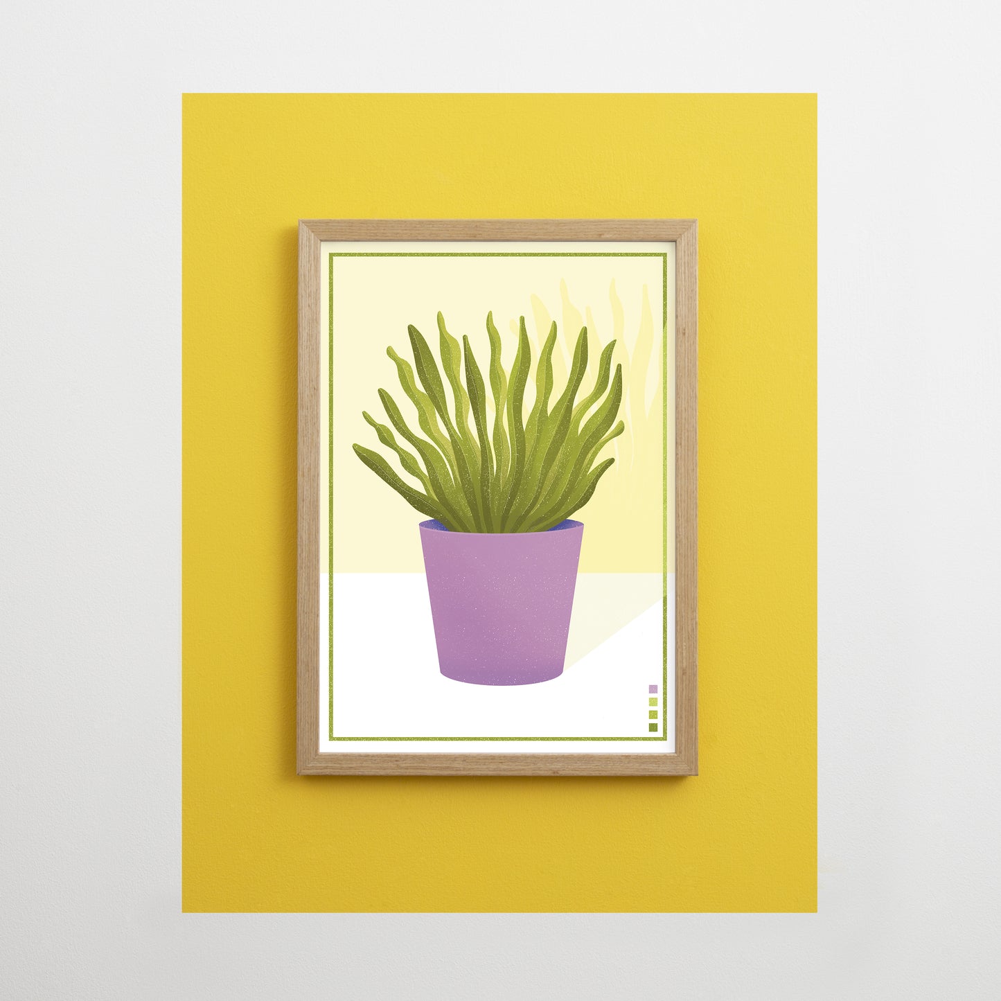 Wavy Houseplant Print