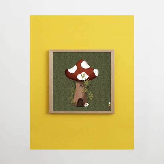 Toadstool Fairy House